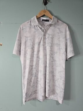 G/FORE G4 ICON CAMO Skull TECH JERSEY GOLF POLO Size M